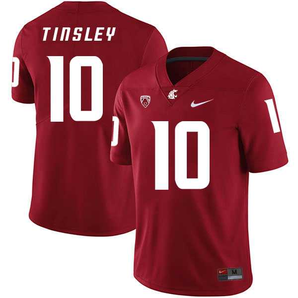 Washington State Cougars 10 Trey Tinsley Red College Football Jersey Dzhi,We sell and wholesale Washington State Cougars 10 Trey Tinsley Red College Football Jersey Dzhi on line form chian!